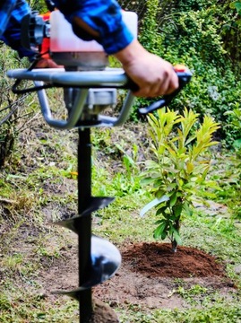 БЕНЗИНОВАЯ БУРА ДЛЯ ПОЧВЫ + 4 БУРА