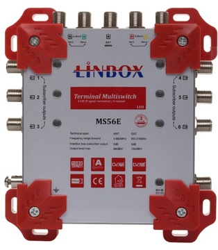 МУЛЬТИПЕРЕКЛЮЧАТЕЛЬ 5 ВХОДОВ 6 ВЫХОДОВ LINBOX 5X6 5/6