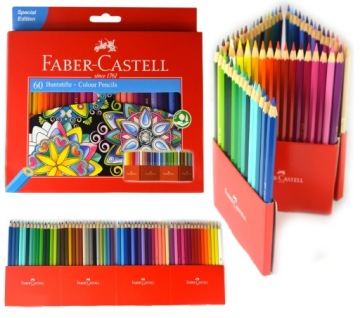 Карандаши Faber-Castell, 60 цветов.