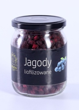 JAGODY LIOFILIZOWANE CAŁE W SŁOIKU PYSZNE 110g