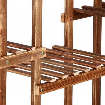 БОЛЬШАЯ ПОДСТАВКА ДЛЯ ЦВЕТОВ ДЕРЕВЯННАЯ ПОДСТАВКА ДЛЯ ЦВЕТОВ НА 15 ГОРШКОВ, МНОГОЯРУСНАЯ