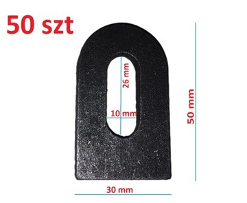 UCHWYT MOCOWANIE UCHO ŁĄCZNIK PRZĘSŁA 30x50 5mm