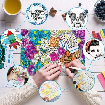36pc PISAKI MAZAKI AKRYLOWE MARKERY DO KAMIENI DIY