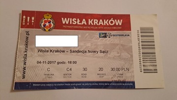 WISŁA KRAKÓW - SANDECJA NOWY SĄCZ 04-11-2017