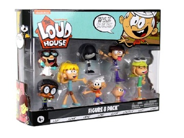 HARMIDOM FIGURKI THE LOUD HOUSE 8 FIGUREK ZESTAW