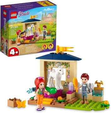LEGO Friends 41696 Kąpiel dla kucyków w stajni 4+