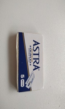Лезвия для бритья Astra Blue из нержавеющей стали, 5 шт.