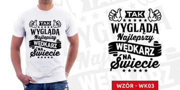 Koszulka dla WĘDKARZA na urodziny prezent / S