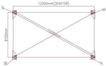 Палатка всесезонная 304015R 9,15м х 12м
