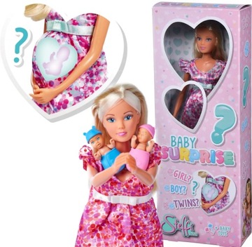 LALKA LOVE STEFFI W CIĄŻY BABY SURPRISE 29CM SIMBA