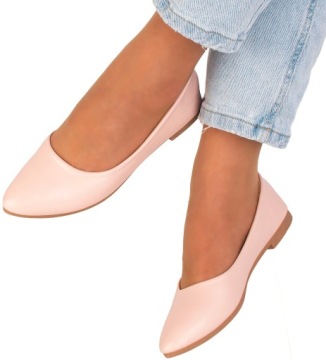 БЕЖЕВЫЕ КЛАССИЧЕСКИЕ БАЛЕРИНКИ УДОБНЫЕ 38