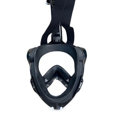 Маска для дайвинга, плавания, полного лица с трубкой, L/XL ПРЕМИУМ