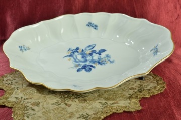 Блюдо Meissen Meissen Цветы Позолота !!!
