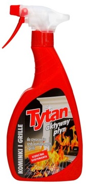 SPRAY PREPARAT ŚRODEK PŁYN DO SZYB KOMINKOWYCH DO CZYSZCZENIA GRILLA