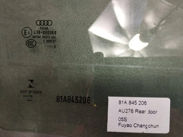 AUDI Q2 2016 SKLO (OKNO) PRAVÁ ZADNÍ 81A845206