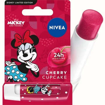 NIVEA POMADKA DO UST PIELĘGNUJĄCA MICKEY CHERRY