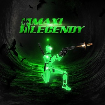 Мини-фигурка робота Maxi Legends Коллекционная фигурка 20 см LIGHTING GLOW