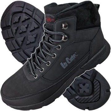 Buty Męskie Zimowe Ocieplane sportowe Trekkingowe botki Lee Cooper 3048M 43