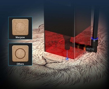 Mecpow X3 Pro 10 Вт лазерный гравировальный станок с обнаружением пламени