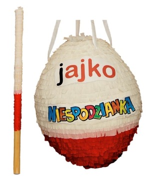 Piniata Jajko Niespodzianka XL na urodziny
