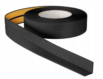 KĄTOWNIK PCV CZARNY 18x18mm 5m Listwa WYKOŃCZENIOWA Kuchenna Samoprzylepna