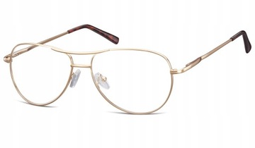 Okulary dziecięce PILOTKI ZERÓWKI FLEX korekcyjne Męskie Damskie + Gratisy