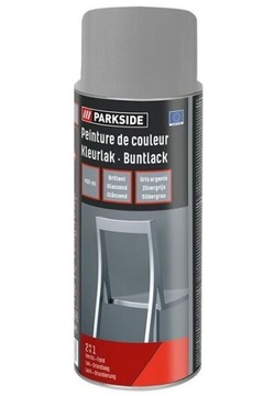 PARKSIDE | Lakier w sprayu szary połysk 400 ml