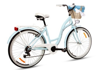 ЖЕНСКИЙ ГОРОДСКОЙ ВЕЛОСИПЕД 26 ЛЕГКИХ ЖЕНСКИХ 6 КОРЗИНА SHIMANO