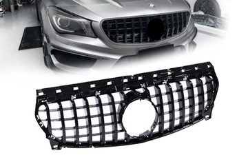 Grill atrapa Mercedes W117 CLA C117 Panamericana AMG GT gril czarny połysk