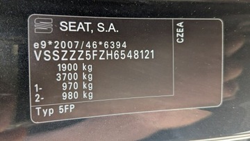 Seat Ateca SUV 1.4 EcoTSI 150KM 2017 Seat Ateca 1.4T 150PS OPŁACONY Bezwypadkowy, zdjęcie 22