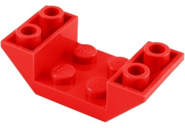 13582 LEGO 4871 487121 skos 45 4x2 - czerwony 1szt