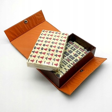 ZESTAW MAHJONGA CHIŃSKA GRA MAHJONG