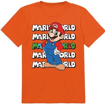 НАБОР 3В1 ДЕТСКАЯ ФУТБОЛКА ТАТУ НАКЛЕЙКИ SUPER MARIO BROS 152 КАЧЕСТВО