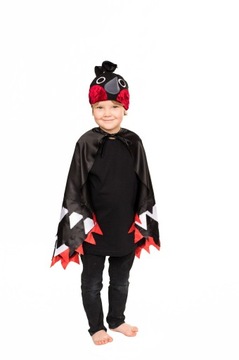 Костюм дятла, шапка с крыльями снегиря