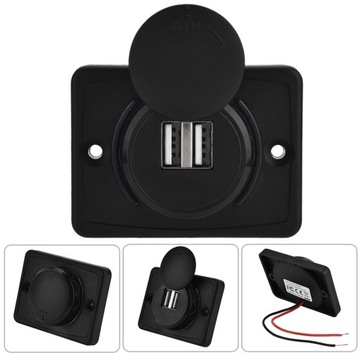 GNIAZDO SAMOCHODOWE ŁADOWARKA USB 3,1A 12V 24V
