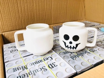 KUBEK ceramiczny z minifigurką klocków
