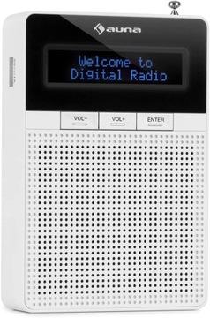 RADIO GNIAZDKOWE Miniradio Auna DigiPlug biały