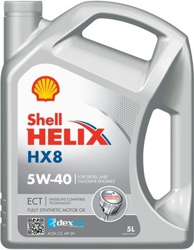 Shell HELIX HX8 ECT 5 л 5W-40 БЕСПЛАТНО