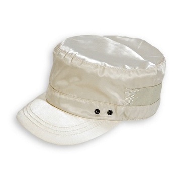 CZAPKA PATROLÓWKA Z DASZKIEM K48B KREMOWA