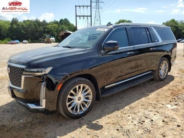 Cadillac Escalade III 2021 Cadillac Escalade 2021r., ESV SPORT PLATINUM, od ubezpieczalni 6.2 Benzyna