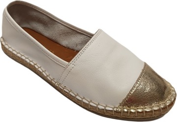 wygodne espadryle VENEZIA 031850018Y BIAŁE r36