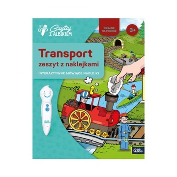 CZYTAJ Z ALBIKIEM ZESZYT Z NAKLEJKAMI TRANSPORT 3+ ALBI