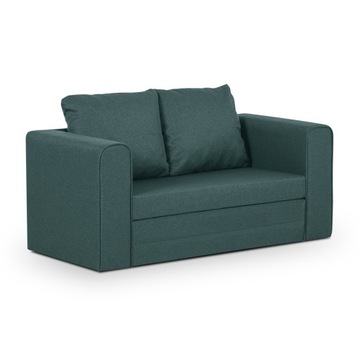 Sofa kanapa rozkładana 2 os MOCCA turkusowa
