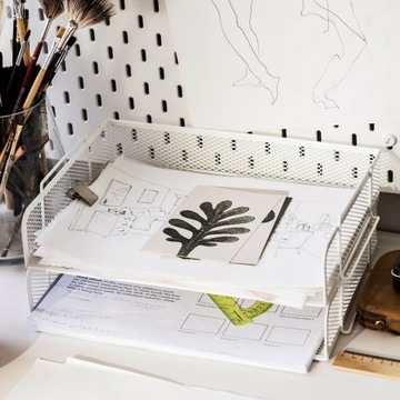 ДРОНЬОНС Поднос для писем - белый