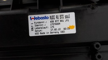 A7 4G S7 STŘEŠNÍ OKNO SKLO (OKNO) 4G8877041