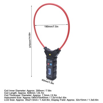 СЧЕТЧИК ETCR6900 С КАТУШКОЙ РОГОВСКОГО 0,00 А-9999 А AC KYORITSU