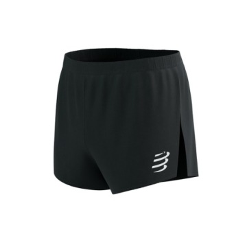 COMPRESSPORT Мужские шорты для бега RACING SPLIT SHORT черные M