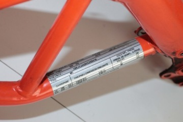 РАМА KTM RC 390 14-21 С ДОКУМЕНТАМИ 2017