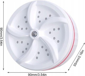 МИНИ-ТУРИСТ ПОРТАТИВНАЯ СТИРАЛЬНАЯ МАШИНА TURBOWASH СТИРАЛЬНАЯ ЦЕНТРИФУГА