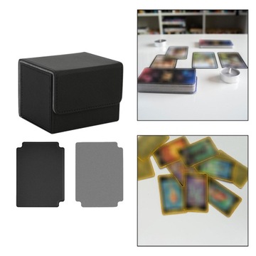 Коробка для колоды de-Card, протектор для карт, держатель для карт, игрушка для сбора карточек, внутренний серый